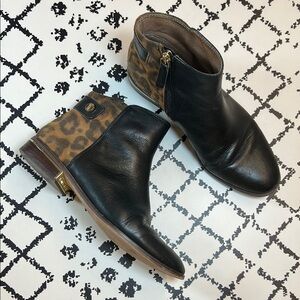 Louise et Cie Women’s Shoes - Black & Brown Ankle Boots - US Size 7M - EUC